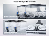 Commercial Frozen Drink Maker, 15Lx2 Double Tank Slushy Machine, 120 Cups Stainless Steel Margarita V952-CGXXRJX215LSN1G19V3