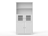 Artiss Buffet Sideboard Cabinet Pantry Kitchen Bathroom Storage Cupboard 160cm FUR-U-SID160-WH-AB