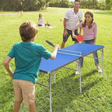 152cm Portable Tennis Table, Folding Ping Pong Table Game Set V63-828191