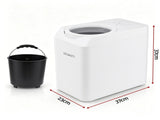 Devanti 4.5L Electric Composter Smart Compost Bin Kitchen Food Waste Recycler ECP-45L-WH