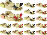 Brass Marine Grade Battery Terminal Top Post, 8 Pairs Battery Terminal Connectors, Battery Terminal V1258-DP02-C-3313