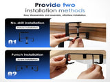 27.56" Cable Management Tray Stable Protective Pads, Drill-Free Installation, Ideal Cord Hider for V1369-AZ3-W-12045