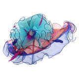 Women's Hair Clip Hat Women Church Cap Wide Brim Summer Sun Hat for Party Wedding Women's V1370-AZ4-22393