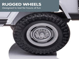 Kahuna Licensed Toyota FJ-40 2-Seat Kids Ride On Electric Toy Car 80W - White CAR-TYT-FJ40-WH