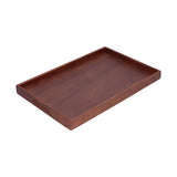 Walnut Tray Rectangular Tea Set Tea Cup Storage Plate Fruit Plate for Home Office Tea Food Fruit V1294-YM0721-3118210094111