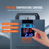 VEVOR Industrial Water Chiller, KH-6000, 200W Industrial Water Cooler Cooling System with Compressor V952-GYLS72LMIN12LP9R6V3