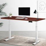 Artiss Standing Desk Motorised Dual Motor 140CM Walnut HASD-268-WHDF-WADB-140