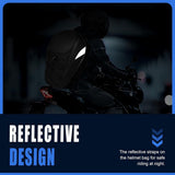Waterproof motorcycle saddle bag, motorcycle helmet bag, motorcycle backpack, double luggage bag, V1189-LC-QP-00664