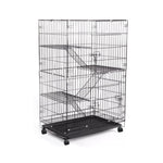 FLOOFI Three-Level Pet Rabbit Bird Cage with Hammock V227-3331641003992