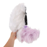 Realistic Fox Tail with Adjustable Belt Soft Furry Animal Tail for Cosplay Party Accessories V1370-AZ4-18335