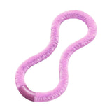 Fitness Hoop Hoop 1.5kg Training Workout Sports Equipment Abdomen for Office - Purple V1308-DSZKI-1666-2