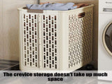 Chmadoxn Collapsible Laundry Hamper with Wheels - Foldable Storage Basket for Clothes, Toys & V1189-WXFWAL-20260326-02505