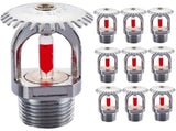 10PCS Fire Sprinkler Head 155 Water Spray Up 1/2" Inch Thread Sprinkler Head Replacement for V1366-AZ2-W-15241