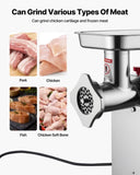 VEVOR Commercial Electric Meat Grinder 9.2 Lbs/Min Sausage Stuffer Maker Kitchen V952-SYTMDDJRJSYS79O1T001V3