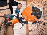 Electric Concrete Saw, 14 in, 2000 W Motor Circular Saw Cutter with Max. 5 in Adjustable Cutting V952-D3200W14IN5INYGWJV3