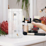 Rotating Jewelry Organizer Clear Plastic Necklace Bracelet Holder Daily Use V1369-AZ3-W-16816