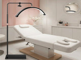 Half Moon Floor Fill Lamp for Salon Tattoo Eyelash Makeup Beauty LED Lash Light Black V201-BTHDM6XBL8AU