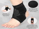 2 Pcs Ankle Brace Kids Ankle Support for Sport Sprained Neoprene Breathable Compression Sleeve with V1258-DP02-C-2736