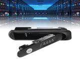 Zinc Alloy Cabinet Door Password Coded Lock with Keys for Home Office Hospital SchoolBlack V1294-YM0901-3114200056512