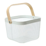 Fruit Colander Metal Material Comfortable Portable Handle Wear Resistant Practical Vegetable Drain V1294-YM0716-3118220113013