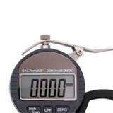 Digital Thickness Gauge, Thickness Micrometer Meter, 0 to 12.7mm Digital Display Measuring Tool with V1192-AZ-W-3336