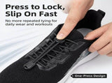 6 Pairs Elastic No Tie Shoelaces, Tieless Stretch Shoe Laces for Adults V1192-AZ-W-25207