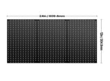 Metal Pegboard Panels609.6 x 304.8 mm3 Panels Wall Organizer for Home V952-GJGBHSJS24127XEN9V0