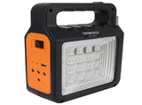 Solar Power Bank 6000mAh Bright Headlight Panel Light 3 Bulbs Portable Handle Solar Generator for V1294-YM0706-3113230236811