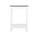 Coastal Side Table in White and Grey V369-LT8125