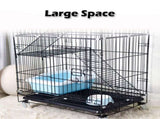 3 Level Rabbit Bird Cage Ferret Parrot Aviary Cat Rat Aviary Budgie Hamster Pet Cages Castor L V610-PET-CAT-CAT-L
