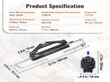 Hydraulic Outboard Steering Kit, 150HP, Marine Boat Hydraulic Steering System, with Helm Pump V952-XWYYFXBDJTJ1ISOVRV0