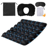 Inflatable Seat Cushion for Long Sitting Ergonomic Inflatable Airplane Seat Cushion Kit with V1366-AZ2-W-15102
