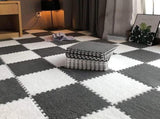 Puzzle Mat 30x30x0.6cm 10 Pieces Puzzle Mats EVA Foam Mat Tile Floor Protector Play Mat V1188-MS101-01895-1