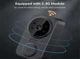 1080P Video Doorbell, Night Vision, USB-C, 2.4GHz WiFi, 2-Way Audio, 256GB V1263-JX-5054