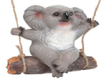 Swing Koala Sculpture Cartoon Synthetic Resin Animal Statues Decoration for Garden Decoration V1294-YM0717-3111220245911