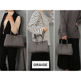 Women's shoulder bag, women's wallet, vintage handbag-Dark Ink Blue, Large V1265-264-255M