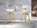 Levede 1x Bar Stools Kitchen Stool Chair BR1042-2-WH