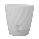 6pcs Plastic Flower Poting Plant Container Lightweight Plastic Planter for Home Balcony V1294-YM0901-3111240201712