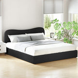 Artiss Bed Frame King Size Boucle DARA BFRAME-H-DARA-K-BK-ABC