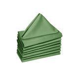 Hoydu Set of 8 Cotton OR Poly Cotton Napkins Hedge Green V442-GNA-MISC-SETOF8NAPKINS-HEDGEGREEN-SQ