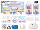 DIY Squishies Making Kit, Complete Stress Relief Toy Mold Set with Liquid Silicone, Hamster & Cat V1369-AZ3-W-13557