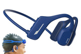 Bone Conduction Headphones Bluetooth Waterproof Sports Headset for Running Cycling Walking - Blue V1263-JX-6272-1