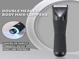 Black Electric Shaver for Women - Painless Hair Remover with USB Charging V888-ELOSUNG22548