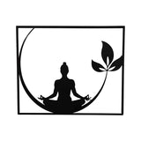 Laser cut Meditation Buddha Wall Art 60x50cm V637-71498BUD