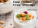 2pcs Oats Containers with Airtight Lids Wide Mouth Glass Mason Salad Jars Leakproof V1263-JX-314