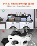 VEVOR Washer Dryer Countertop 54x27" Laundry Topper Cover with 2 Drawers & Shelf V952-XYTM54INCHHSKASQ3V0