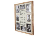 Happy Place' Wall Hanging Photo Gallery Collage 42x57cm V637-56013PFR
