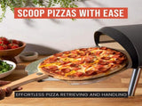 Removable Pizza Shovel With Foldable Wooden Handle For Easy Storage Spatula Paddle For Baking V1192-AZ-W-3560