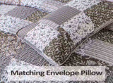 Bold Quilted bedspread and pillowcovers set Make a Statement - Queen size V745-MAC090317Q13U