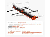 1200 mm Manual Tile Cutter, Upgraded Rail and Sliding Head, Precision Alignment Guide, Tungsten V952-GDDZDGHHDTSJBBPZL001V0